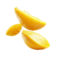 fresh-lemon-wedges-flying-in-bright-background-air-png